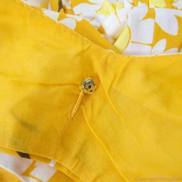 NWT kate spade Kate Daisy Vineyard Midi Cotton Dress, Yellow - Picture 9 of 16